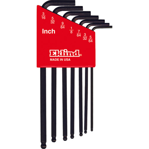 7PC BALL-HEX-L KEY SET - Industrial Tool & Supply