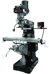 9 x 49" Table Variable Speed Mill With 2-Axis ACU-RITE 200S DRO and Servo X - Y-Axis Powerfeeds - Industrial Tool & Supply