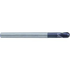 1/2 X 1/2 X 4-1/2 X 4 X .496 2Fl H-15 Ball Nose X-Power For Over Hrc 55 EM - - Industrial Tool & Supply