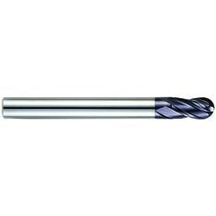 3/16 X 3/16 X 3/8 X 3-1/8 4Fl Long SE Ball X-Power CBD - Industrial Tool & Supply