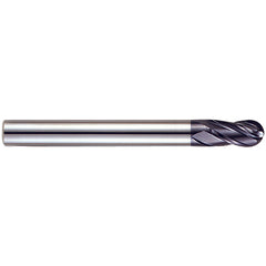 12 × 12 × 60 × 200 mm 2 Flute Square End Carbide End Mill-Plain Shank - Exact Industrial Supply