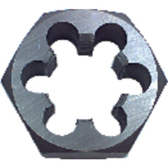 ‎9/16-12 NC / Carbon Steel Std Thread Hexagon Die - Industrial Tool & Supply