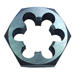 ‎9/16-18 / Carbon Steel Right Hand Hexagon Die - Industrial Tool & Supply