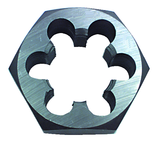1-1/2-12 / Carbon Steel Right Hand Hexagon Die - Industrial Tool & Supply