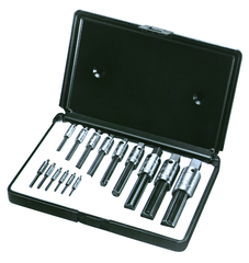 #4 thru 3/4" - 13 pc HSS Tap Extractor Set - Industrial Tool & Supply