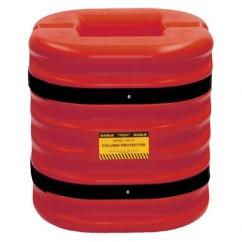 6" COLUMN PROTECTOR RED 24" HIGH - Industrial Tool & Supply