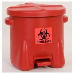 10 GAL POLY BIOHAZ SAFETY WASTE CAN - Industrial Tool & Supply