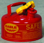 #UI10S; 1 Gallon Capacity - Type I Safety Can - Industrial Tool & Supply