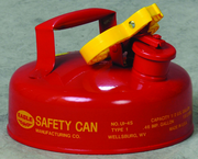 #UI4S; 2 Quart Capacity - Type I Safety Can - Industrial Tool & Supply