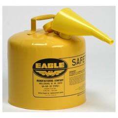 5 GAL TYPE I SAFETY CAN W/FUNNEL - Industrial Tool & Supply