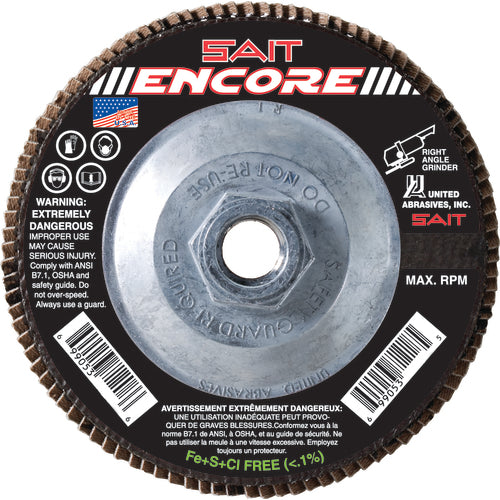 4-1/2 × 5/8-11 80G DEP CTR WHEEL