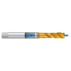 M10-ISO2/6H 1ENORM-Z-IKZ/E TiN Sprial Flute Tap - Industrial Tool & Supply