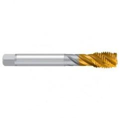3/8–18 NPS/NPSM2ENORM-Z/E TiN Straight Flute Pipe Tap - Industrial Tool & Supply