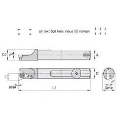 FCBI25045L CARBIDE SHANK BORING BAR - Industrial Tool & Supply