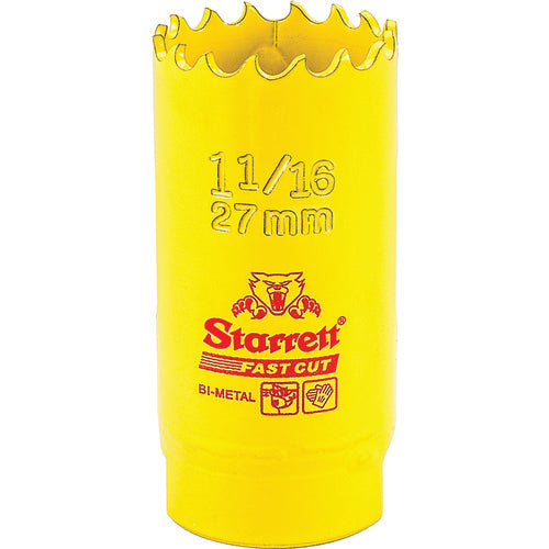 ‎1-1/16″ HSS Fast Cut Hole Saw - Starrett - Industrial Tool & Supply