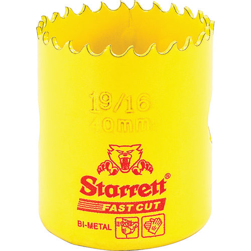 ‎1-9/16″ HSS Fast Cut Hole Saw - Starrett - Industrial Tool & Supply