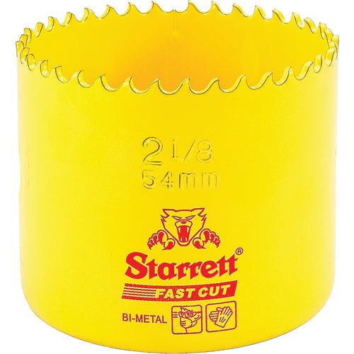 ‎2-1/8″ HSS Fast Cut Hole Saw - Starrett - Industrial Tool & Supply