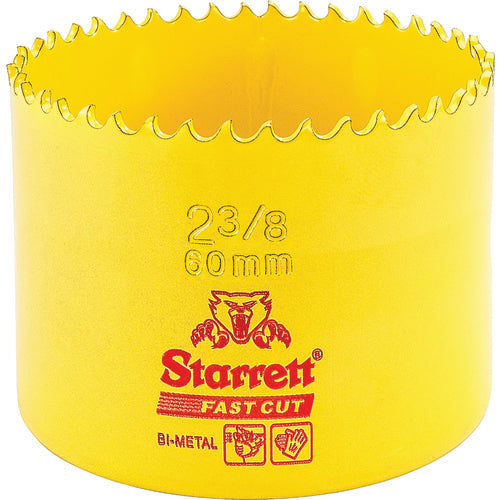 ‎2-3/8″ HSS Fast Cut Hole Saw - Starrett - Industrial Tool & Supply