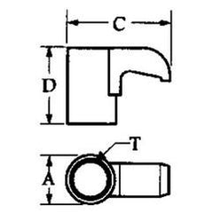 #CK21 - 1/4-28 Thread - Clamp - Industrial Tool & Supply