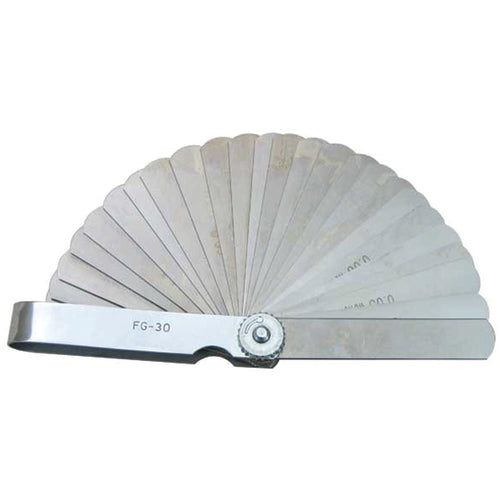 25-BLADE METRIC FEELER GAUGE - Industrial Tool & Supply