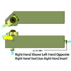 ADNSR244E - Coolant Thru- RH - Threading Toolholder Use Insert NG-4R - Industrial Tool & Supply