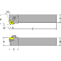 MCKNL20-4D - 1-1/4 x 1-1/4" SH - LH - Turning Toolholder - Industrial Tool & Supply