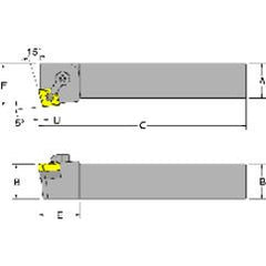 MCKNL20-4D - 1-1/4 x 1-1/4" SH - LH - Turning Toolholder - Industrial Tool & Supply