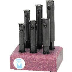 APT High Performance Indexable 6 Piece Boring Bar Set - Right Hand 1/2'' Shank - Industrial Tool & Supply