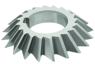 4 x 1 x 1-1/4 - HSS - 60 Degree - Left Hand Single Angle Milling Cutter - 20T - TiAlN Coated - Industrial Tool & Supply