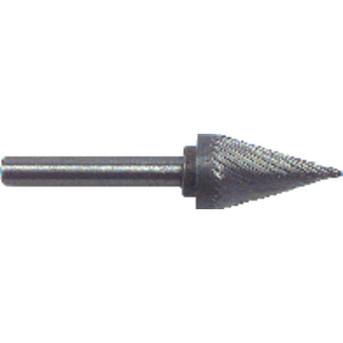 1/4 × 1 × 1/4″ SH 10° Cone Shape - HSS - Burr - Industrial Tool & Supply