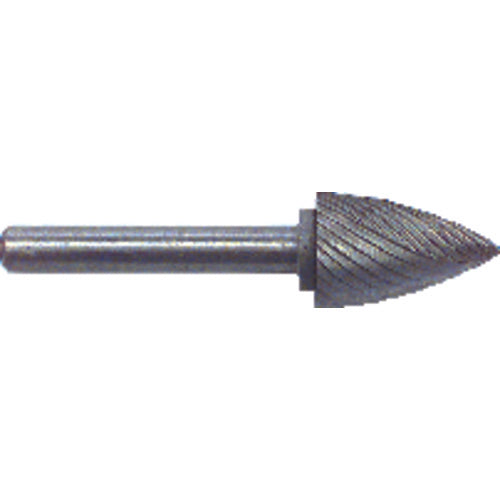 1/4 × 5/8 × 1/4″ SH Tree Pt End Shape - HSS - Burr - Industrial Tool & Supply