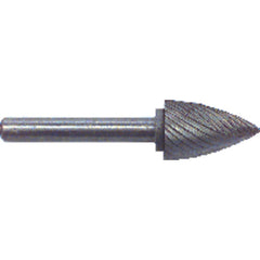 1/2 × 3/4 × 1/4″ SH Tree Pt End Shape - HSS - Burr - Industrial Tool & Supply
