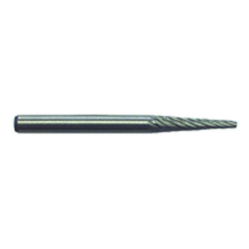 1/8 × 9/16 × 1/8″ SH Cone Shape - HSS - Burr - Industrial Tool & Supply