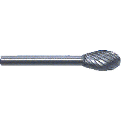 1/4 × 1/2 × 1/8″ SH Oval Shape - HSS - Burr - Industrial Tool & Supply