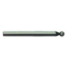 1/8 × 1/8″ SH Ball End Shape - HSS - Burr - Industrial Tool & Supply