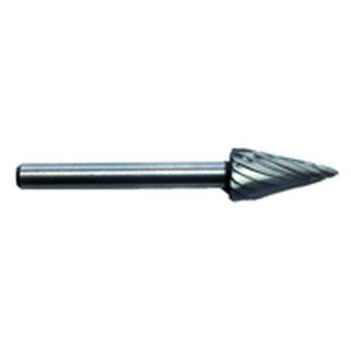 1/4 × 1/2 × 1/8″ SH Cone Shape - HSS - Burr - Industrial Tool & Supply