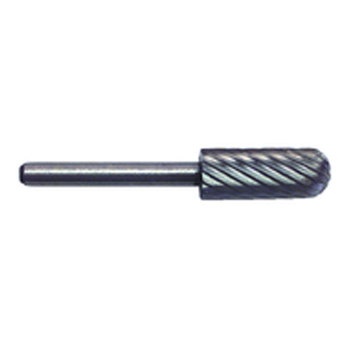 1/4 × 5/8 × 1/8″ SH Cyl Radius Shape - HSS - Burr - Industrial Tool & Supply