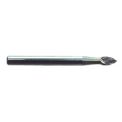 R11 1/8 × 3/16 × 1/8″ SH - Sgl Cut Flame - CBD - Burr - Industrial Tool & Supply