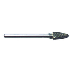 R20 1/4 × 1/2 × 1/8″ SH - Sgl Cut Tapered Radius - CBD - Burr - Industrial Tool & Supply