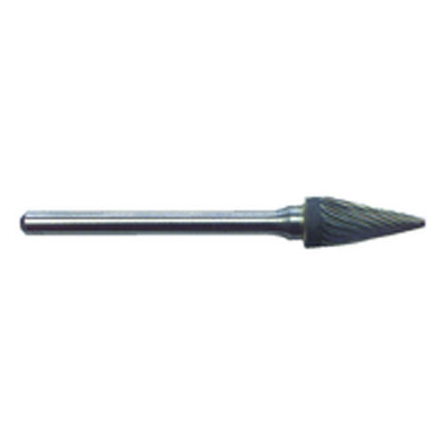 R22 1/4 × 1/2 × 1/8″ SH - Sgl Cut Tree Shape - CBD - Burr - Industrial Tool & Supply