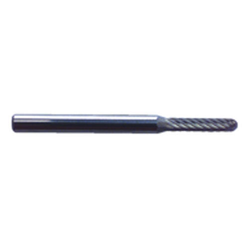 R4 3/32 × 1/2 × 1/8″ SH - Sgl Cut Cyl-Radius - CBD - Burr - Industrial Tool & Supply