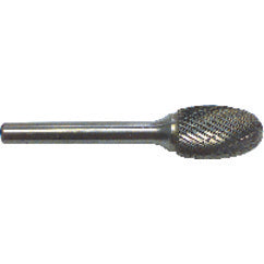 SE41 1/8X7/32 DOUBLE CUT BURR - Industrial Tool & Supply