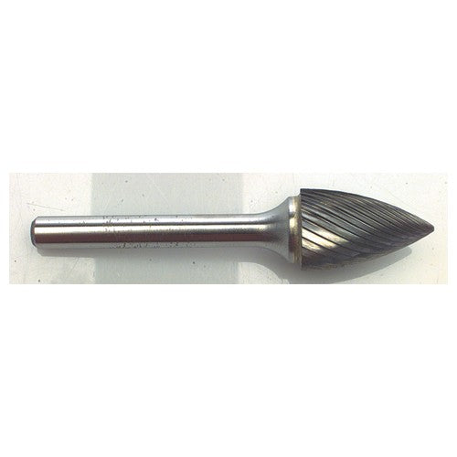 1/8 EdgeHog Tree Shape Pointed End Miniature Carbide Bur SG-41 Standard - Industrial Tool & Supply