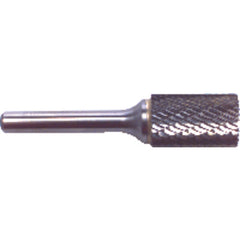 1/16 EdgeHog Cylindrical End Cut Carbide Bur SB-41 Std Alt. Diamond (Double) - Industrial Tool & Supply