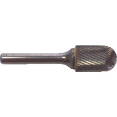 1/4 EdgeHog Cyl Radius End Miniature Carbide Bur SC-51 Standard - Industrial Tool & Supply