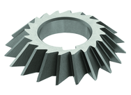 3 x 1/2 x 1-1/4 - HSS - 45 Degree - Right Hand Single Angle Milling Cutter - 20T - TiN Coated - Industrial Tool & Supply