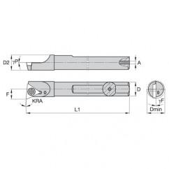 QSBI37555R STEEL SHANK BORING BAR - Industrial Tool & Supply