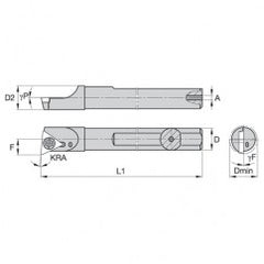 SSBI50065R WG STEEL BORING BAR - Industrial Tool & Supply