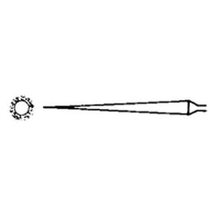 ‎Quality Import Diamond Needle File - 3″ Diamond Length-5-1/2″ Overal Length-100 Grit - Round - Industrial Tool & Supply