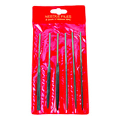 ‎6 Pieces Swiss Pattern Needle File Set-5-1/2″ - 0 Cut - Industrial Tool & Supply